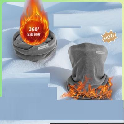 Зимний полар-флисовый шарф-манишка, толстая велосипедная бандана, женский мужской утеплитель для лица и шеи, многофункциональная накидка-шапка, шарфы-трубы, баффы, маски