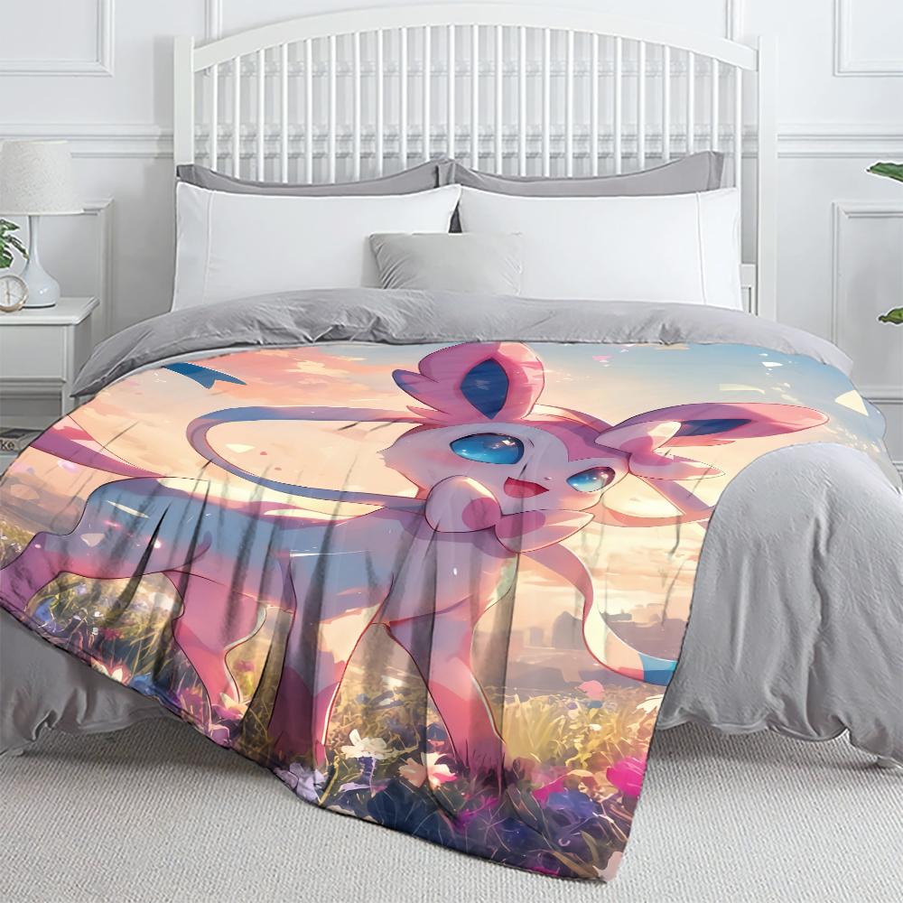 Pok É Mon Themed Printed Flannel Blanket for Bedrooms,Living Rooms,sofa blankets,Offices,Lunch Breaks,Picnics,