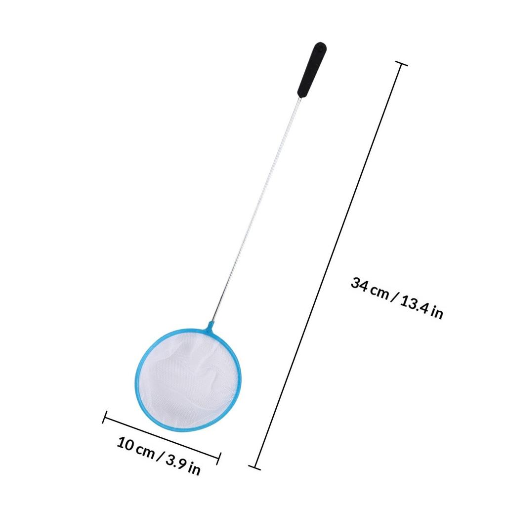 20Pcs Aquarium Net Small Size Fish Tank Cleaning Tool Soft Safe Mesh Widened Thickened Handle for Catching Shrimp Fish