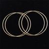 Большие Круглые Серьги-Кольца Двойные Гладкие Женские Преувеличенные Золотые Гипербола Металлические Крупные Серьги Украшение Подарок Aros