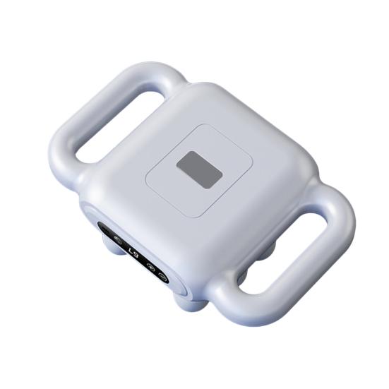 Массажер для глубоких тканей и фасций с 8 головками, интеллектуальным таймером и дистанционным управлением, малошумный аккумуляторный массажный аппарат