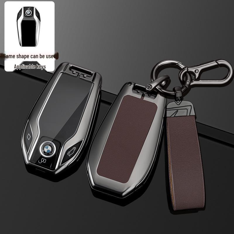 Совместимый ЖК-чехол для ключа для моделей BMW 7 серии, 5 серии, X5, X7, 535Le, 740