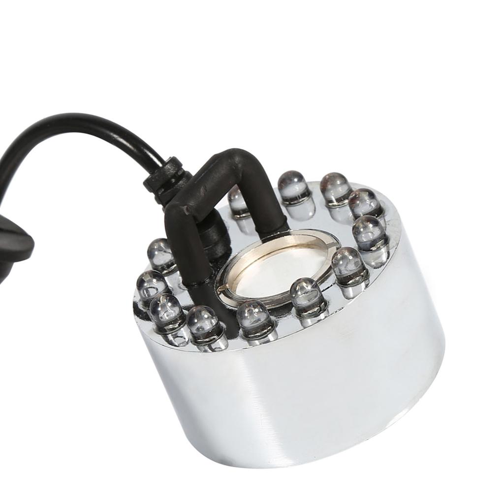 24V Color Changing Ultrasonic Mist Maker Water Fountain Atomizer Air Humidifier Without Adapter