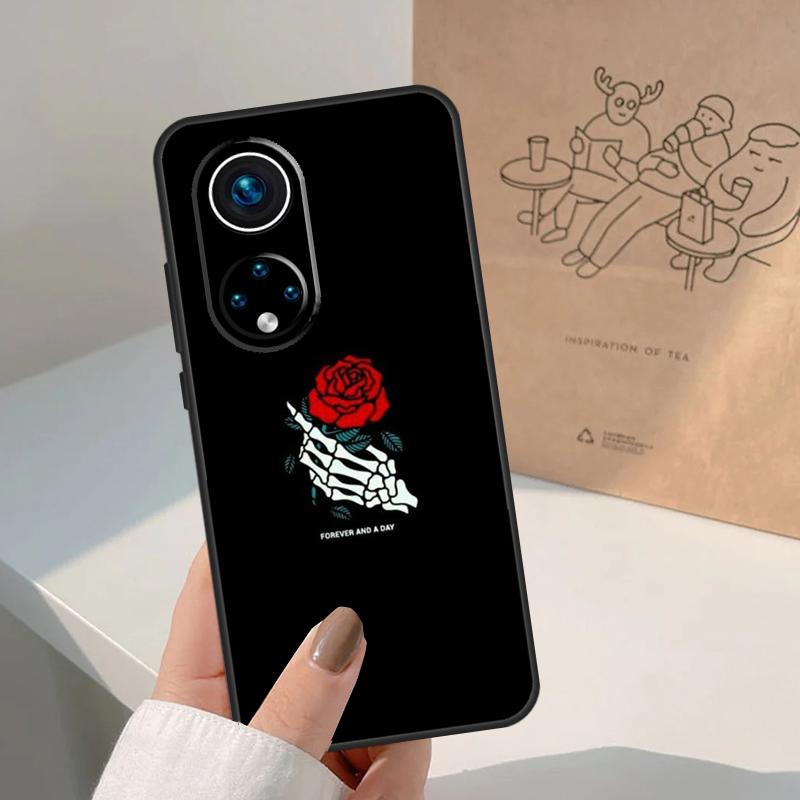 Черная Эстетика Череп Скелет Для Honor Magic 8 Pro 7 6 5 Lite Чехол Для Honor Win RT 200 400 50 70 90 X8b X9a X9b X9c X9d