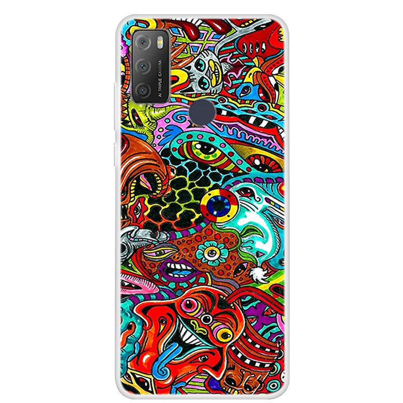 Для Alcatel 1S 2021 чехол роскошный силиконовый мягкий чехол из ТПУ для телефона Alcatel 1S 2020 противоударный милый бампер из ТПУ Fundas Coque