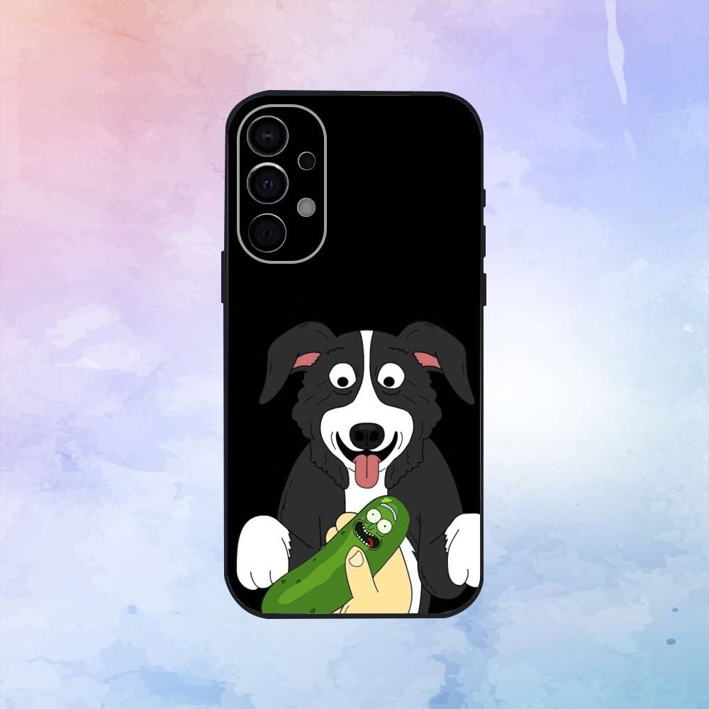 pickle cartoon Phone Case For Samsung S25,S24,S21,S22,S23,S30,Ultra,S20,Plus,Fe,Lite,Note,10,9,5G Black Cover