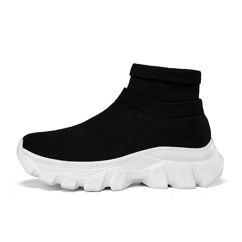 HOHO FAIR Socks Sneakers Women Athletic Shoes Mens Breathable High Top Running Shoes