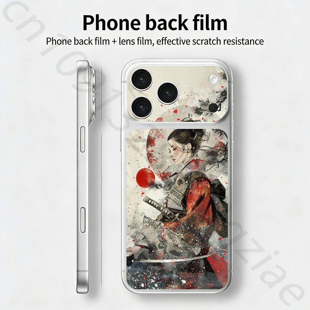 Живопись эпохи Возрождения Наклейка-пленка Full Cover Skin Wrap 3D Цветная Задняя Защитная Наклейка для iPhone 17 pro Max /17 pro