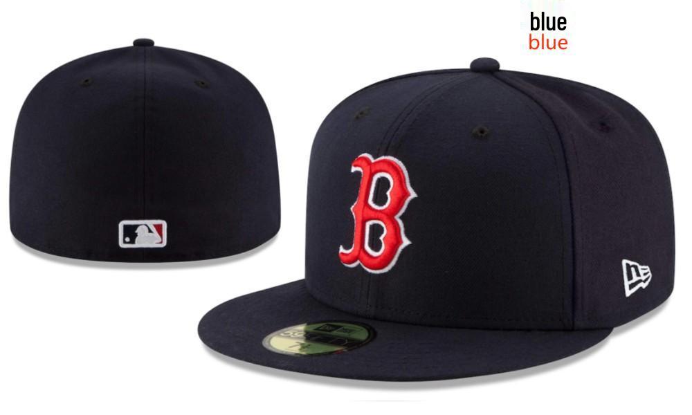 Классическая бейсболка Boston Red Sox с вышивкой, плотно прилегающая, с защитой от солнца