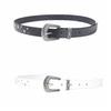 Punk Style Star Rivet Waist Belt Trouser Decoration PU Leather Waistbands Y2K Wide Belt  Girls