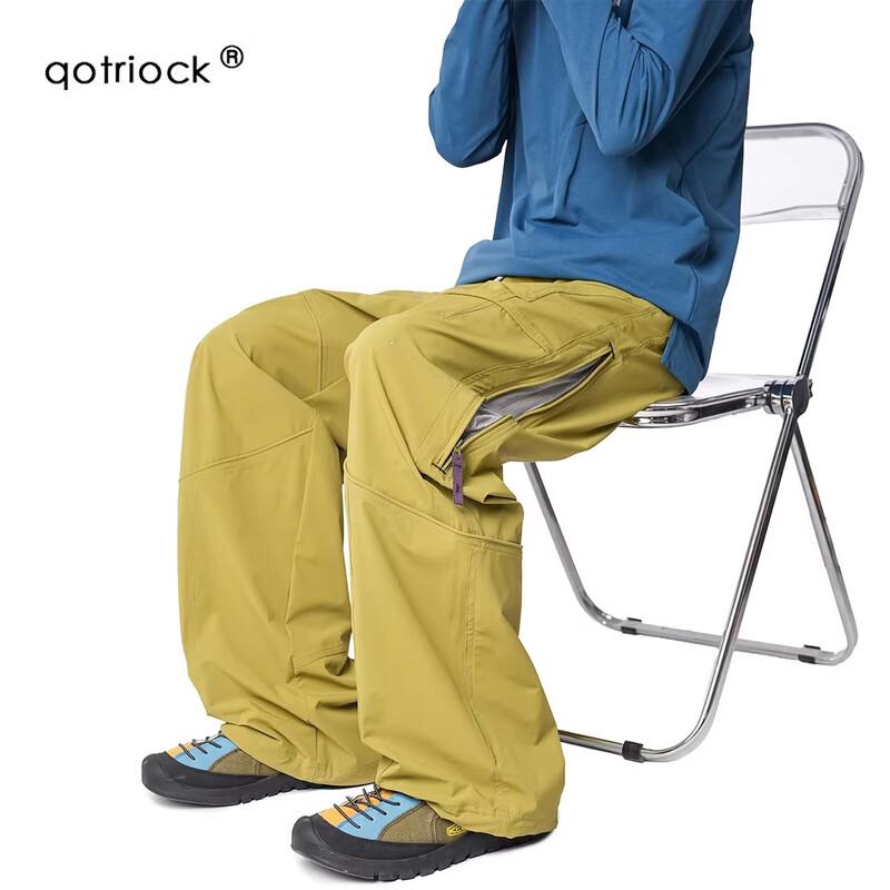 Мужские водоотталкивающие походные брюки на флисовой подкладке QOTRIOCK