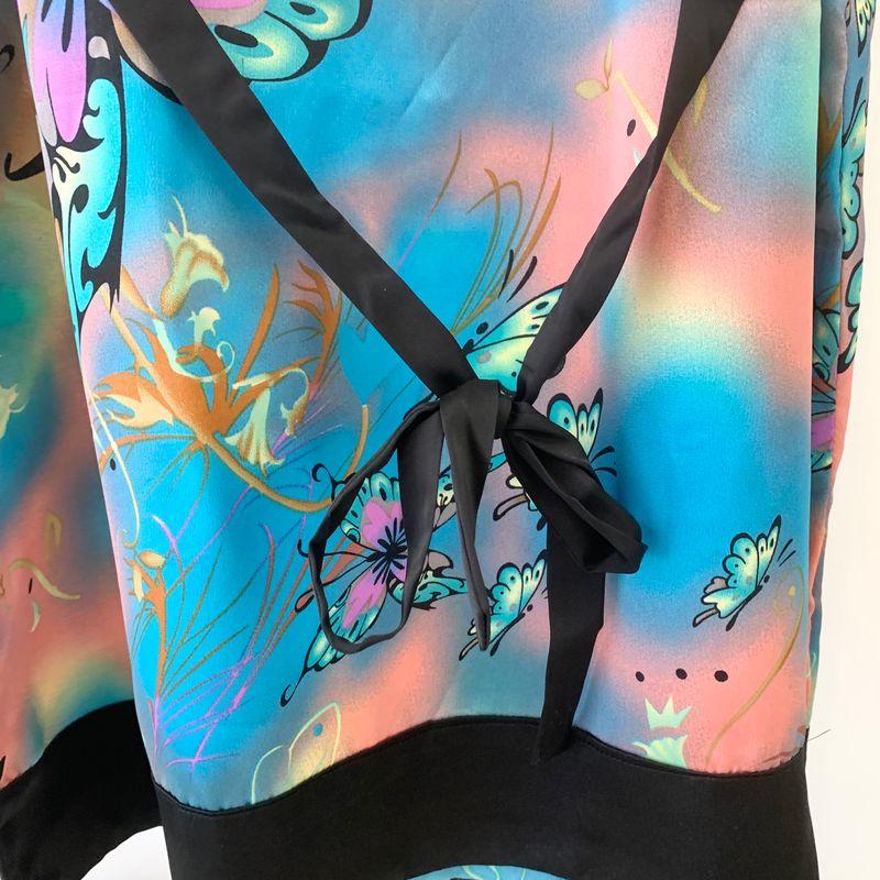 Корейский стиль Ночная сорочка из ледяного шелка Женская летняя тонкая на шнуровке Пижама Домашняя одежда Юбка Пижама средней длины