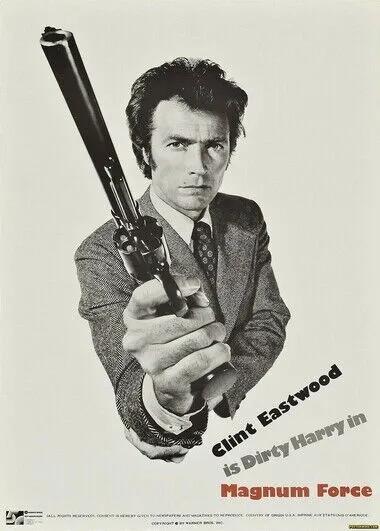 Magnum Force Movie Poster - Clint Eastwood - High Gloss Insert