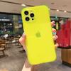 Подходит для чехла для мобильного телефона iPhone16Promax Apple 15 Флуоресцентный прозрачный ТПУ защитный чехол 12 Полностью закрывающая однотонная модель X