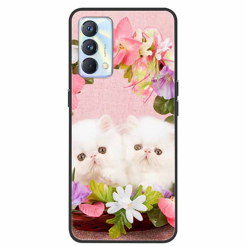 Для Realme GT Master Чехлы Мягкий ТПУ Силикон Кот Милые Чехлы Для Realme GT 5G Задняя Крышка Funda RealmeGT Master Explorer Edition