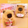 Capybara Plush Toy With Love Letter Design For Romantic Gift Idea