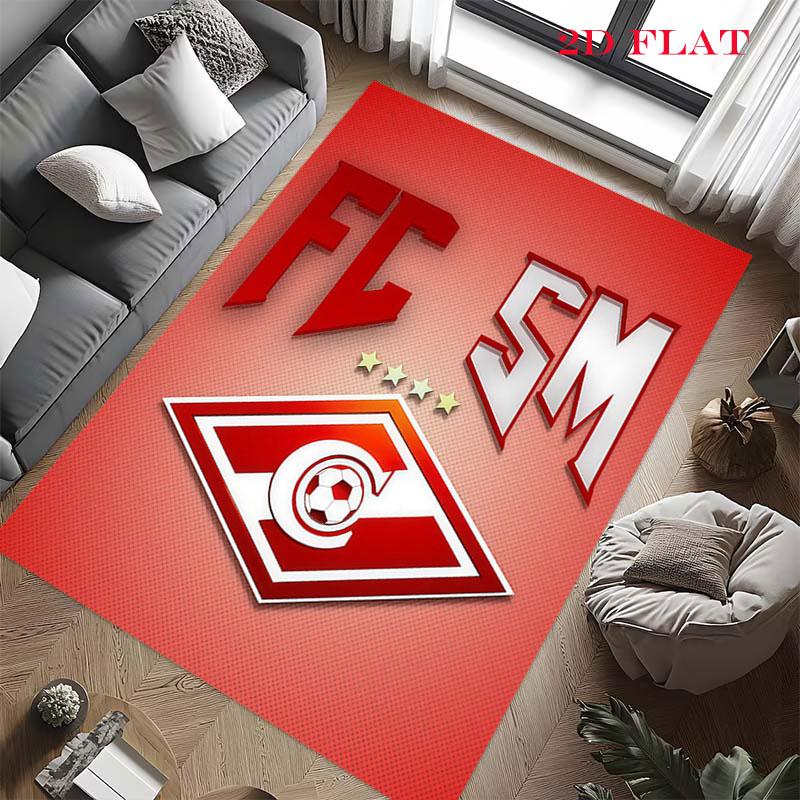 Ковер Spartak Moscow Fight для гостиной, спальни, дома, украшение дивана, нескользящий коврик для детских игр
