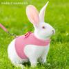 Breathable Mesh Harness and Leash Set for Rabbits Ferrets with Adjustable Size for Various Season Small Animal Supply