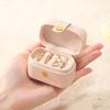Mini Ring Box, Portable Earring Jewelry Box, Leather Earring Ring Storage Box, Jewelry Box