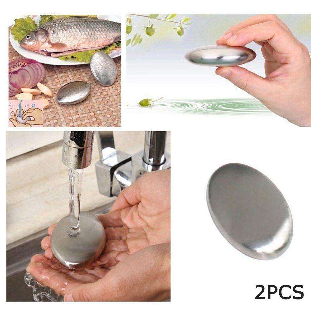 Washing Cleaning Products Deodorant Soap Stainless Steel Deodorizing Metal Soaps Oval Hand Washer