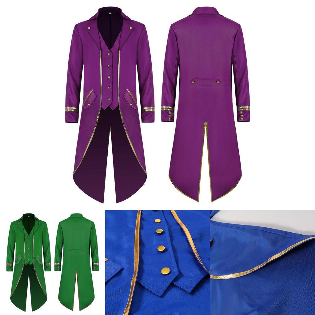 Magnificent Gothic Coat With Victorian Prince Look