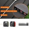 Foldable Solar Panel Charger with Dual USB Fast Charging QC3.0, TYPE-C, DC 3.0 for Camping, Phones