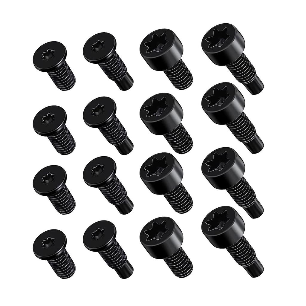 Versatile Doorbell Screw Set 16Pcs Spare Screws for Various Doorbell Models Reliable Doorbell Screw Kits Simple Installs