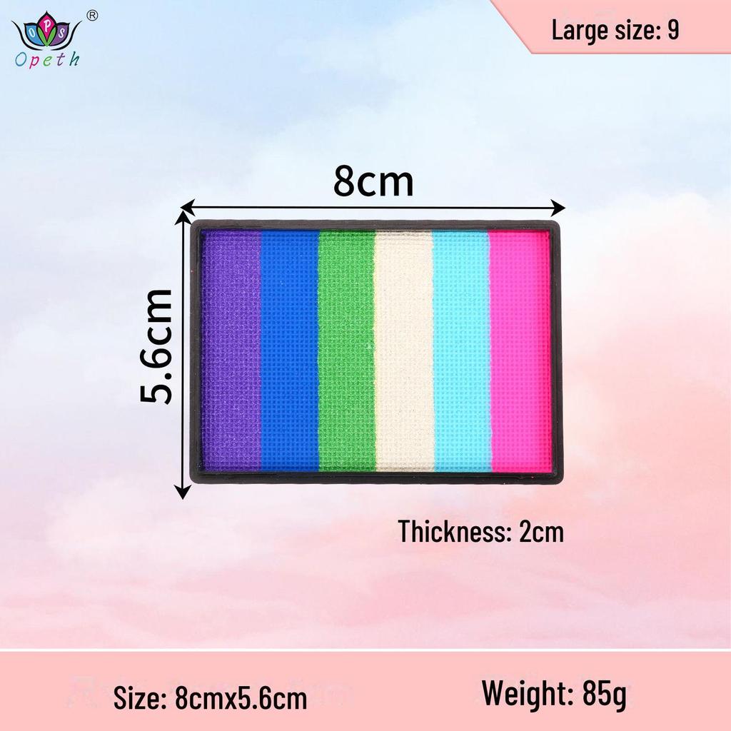 Водорастворимая радужная краска для лица для детей