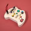 Светодиодный выключатель света, игровая доска для малышей, выключатель света, управление, деревянная доска, мелкая моторика, образовательная обучающая деятельность, игровая доска, игрушка