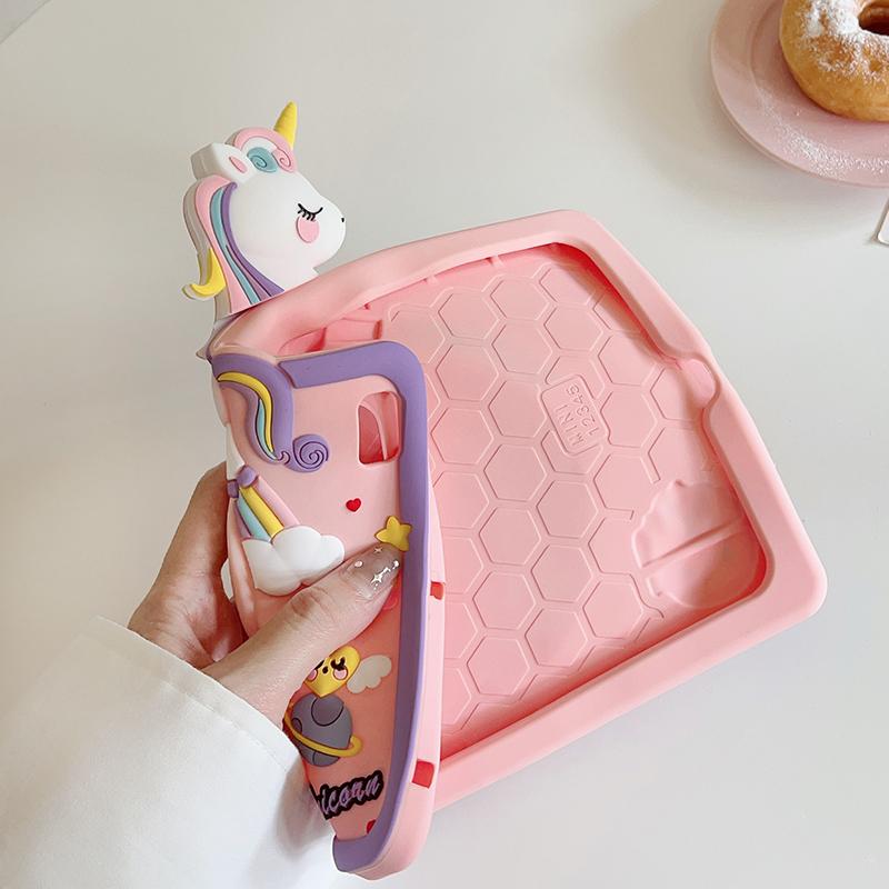 Мультяшный чехол-лошадка для iPad A16   Air11 M3 M2 Mini1 2 3 4 5 6 7 Pro11 M4 M2 9.7 10.2 10.9 iPad 6 7 8 9 10-го iPad Air 4 5