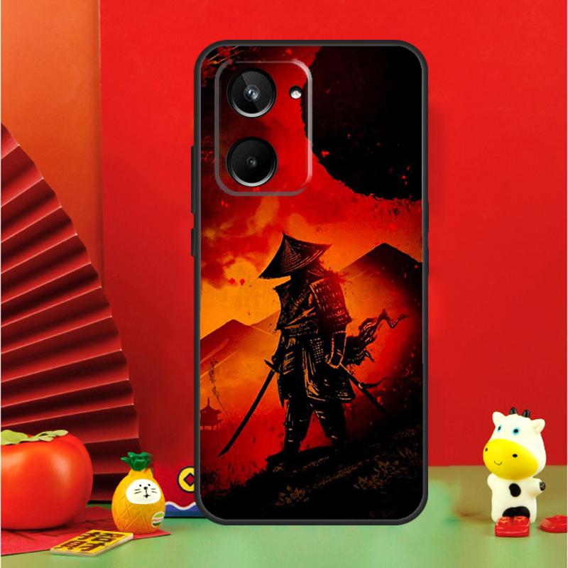Аниме Японский Самурай Для Realme GT Neo 6 C21Y C25s C30 C31 C33 C35 C51 C53 C55 C67 GT5 9 10 11 12 Pro Plus Чехол