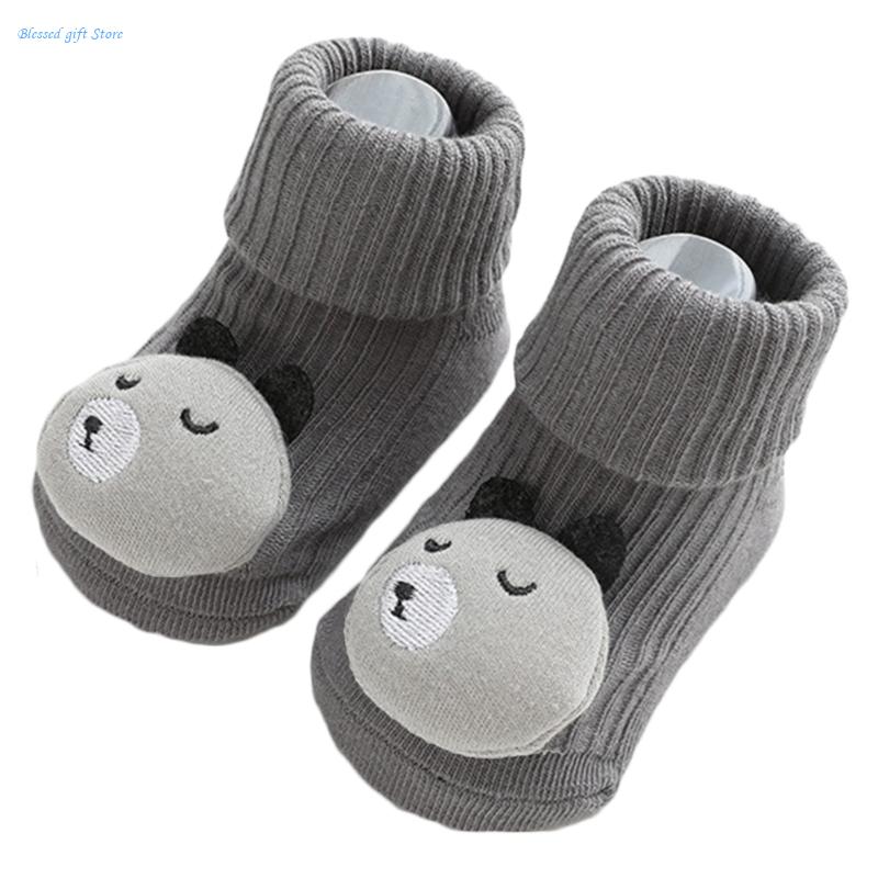 Toddlers Non-slip Socks Cartoon Baby Girls Boys Socks with Grip Cotton Socks Children Floor Socks Showe Gift