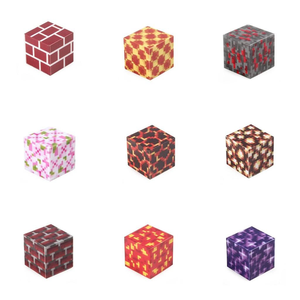 Креативный набор строительных блоков на тему Майнкрафт с дизайном адского портала для веселой игры