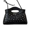 French niche texture handbag small bag women's 2025 new diamond lattice small square bag fashion chain crossbody bag