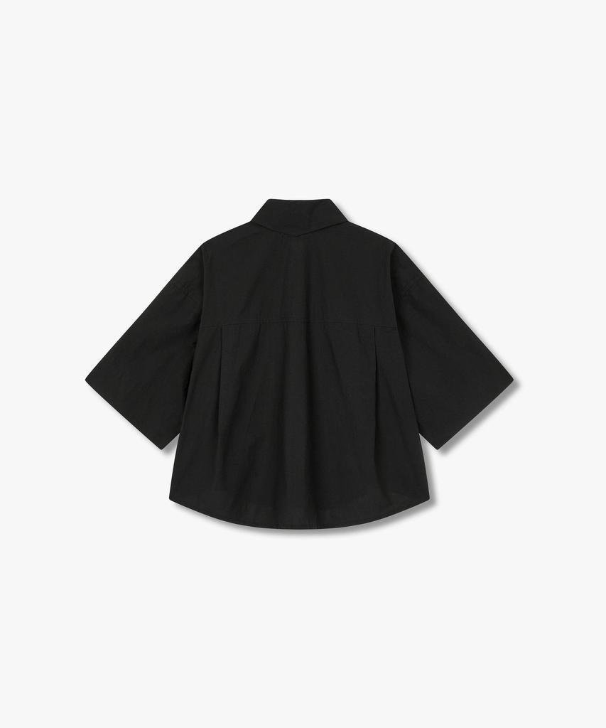 STUDIO TOMBOY Front-To-Pocket Shacket_Black 9176221986