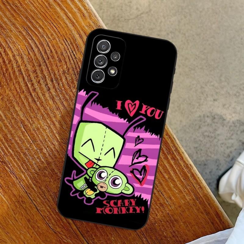 Чехол для телефона Invader Zim для Samsung A14 A53 A52 A73 A32 A54 A33 A13 A21 A34 A71 A31 A22 A50 A20 A40 A23 Задняя крышка