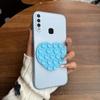 Чехол-присоска в форме сердца для Vivo Y19, полупрозрачный, матовый, противоударный, из мягкого ТПУ
