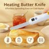 Подогреваемый нож-шпатель для масла из нержавеющей стали для холодного масла, джема, выпечки, мясной гастрономии, многофункциональные кухонные гаджеты, ножи для масла, водонепроницаемость IP68
