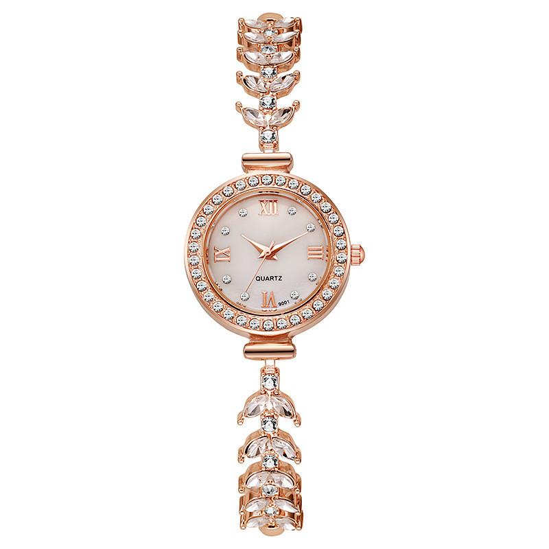 Ladies Quartz Watch With Diamond Embellishments For Fashion Accessories