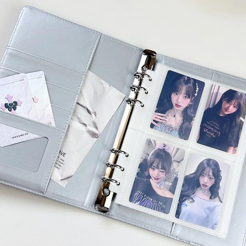 Высококачественный папка-альбом для фотокарточек A5 K-pop айдол-карточек Книга для коллекционирования карточек Переплетная машина Альбомы для фотографий Альбом для хранения Канцелярские товары