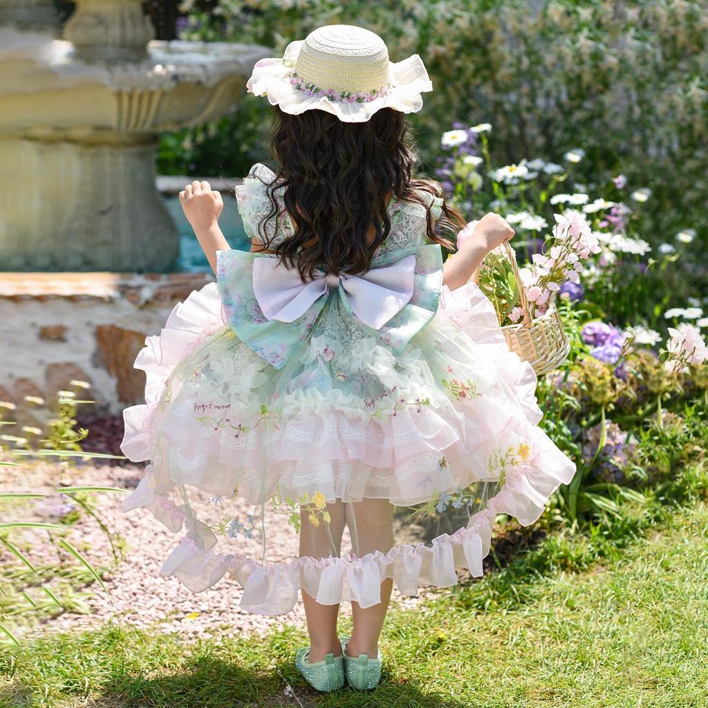 Girls' Summer Lolita Fairy Princess Dress for Parties and Performances