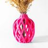Ваза «Устрица» - Элегантный 3D-печатный декор из экологичного PLA, Идеально подходит для современных интерьеров (Вересковый розовый)