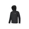 Fila Fitness Solid Color Zip-Up Hoodie Men Jackets Deep-Black A11M341706F-BK