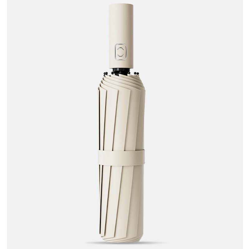 Полностью автоматический зонт с 24 спицами, очень большой, с защитой от УФ-лучей, для женщин – компактный, усиленный, солнцезащитный козырек от солнца и дождя.