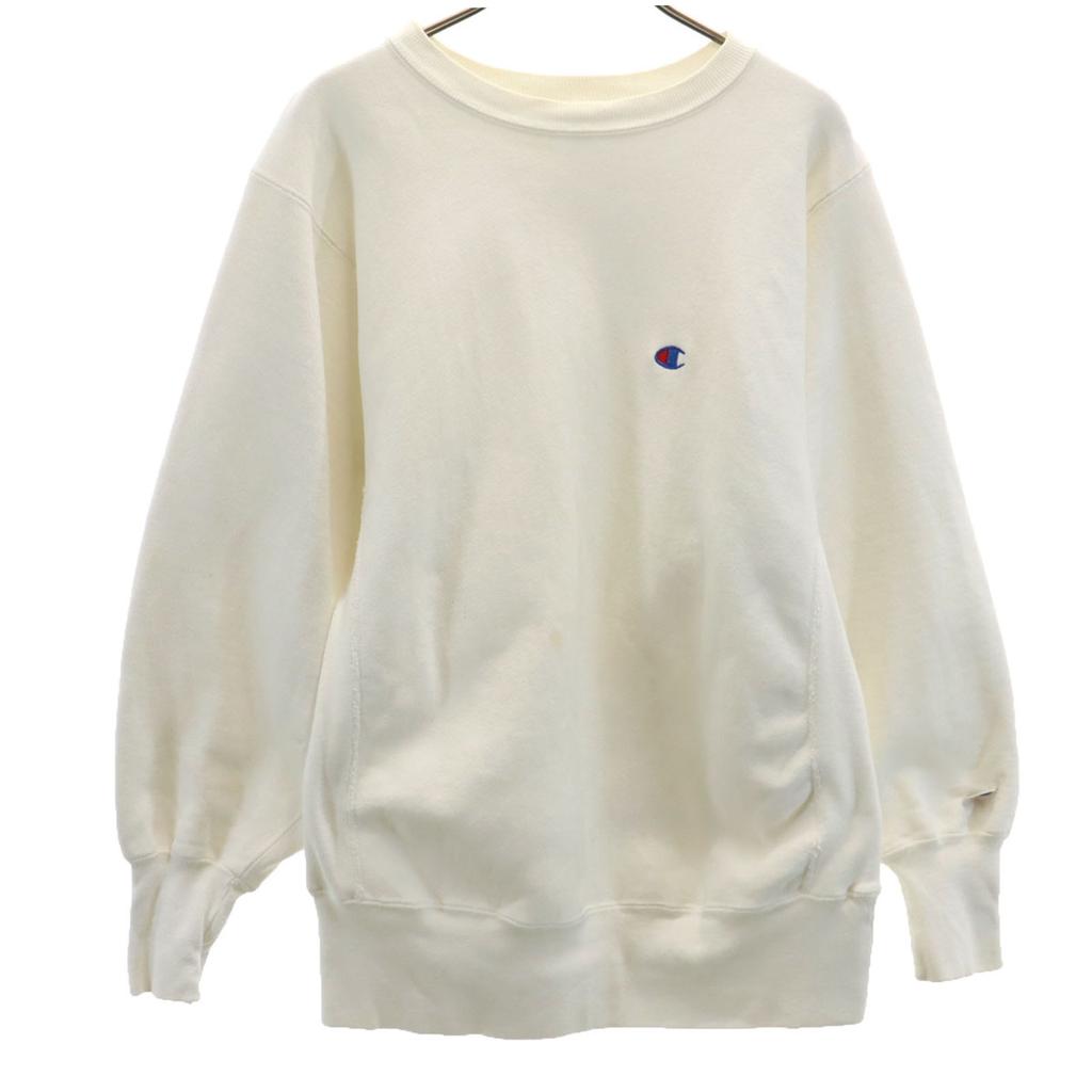 Champion 90s Made In USA Embroidered Tag, Old Long Sleeve Reverse Weave Sweatshirt Trainer Men's Used