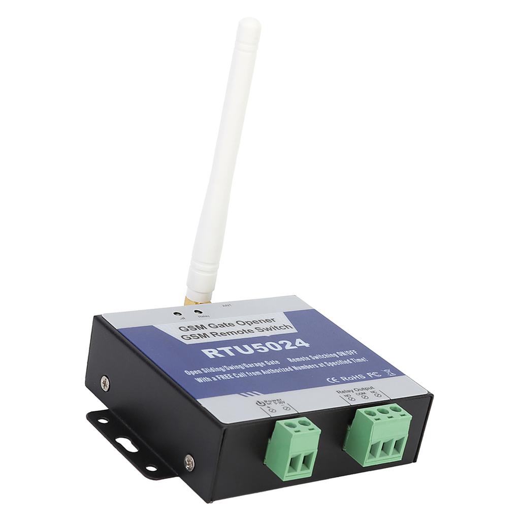 RTU5024 Upgrade GSM Gate Opener Relay Switch Wireless Remote Control Door Opener DC 9?36V