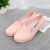 Women's Rain Shoes Spring Summer Female Flat PVC Waterproof Women Shoe Non-Slip Comfortable Casual Woman Rain Boots Flats Shoes