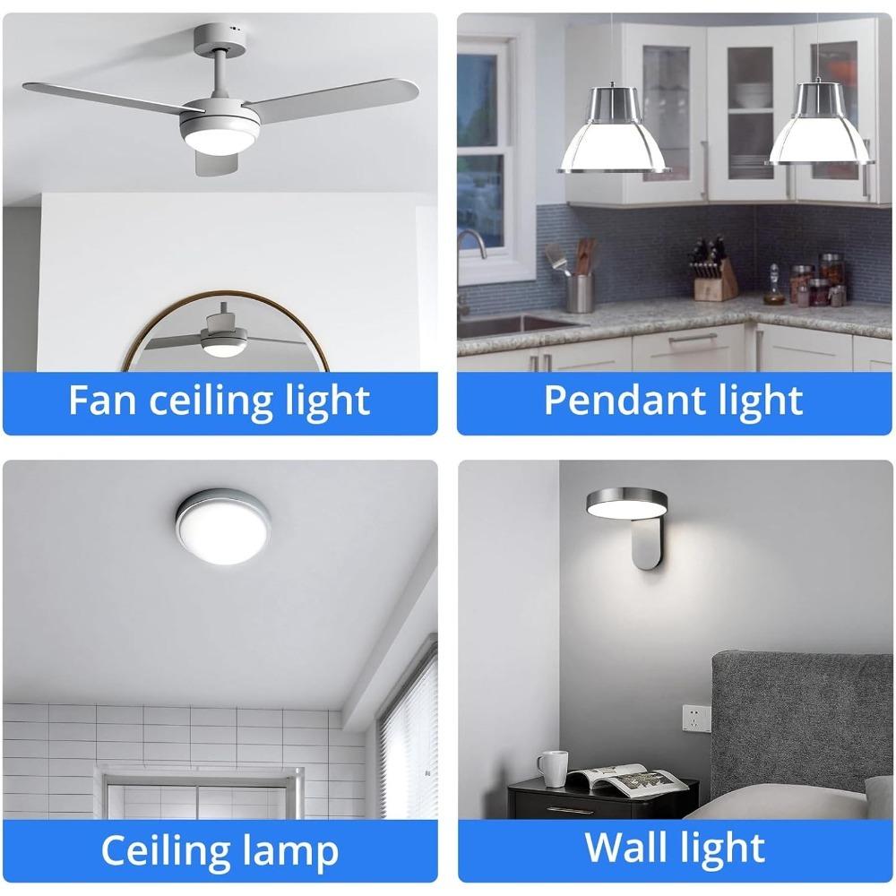 3.93 Inch LED Retrofit Kit 3000K/4000K/6000K Fan Light Panel Magnetic Mount Light Kitchen Garage