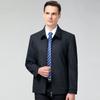 Пиджак Мужской рабочий пиджак среднего возраста с лацканами Деловой повседневный кашемировый пиджак для поездок на работу Одежда для папы Мужская одежда