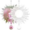 AD23-4Pcs 8 Inch Sublimation Wind Spinner Blanks 3D Wind Spinners Hanging Wind Spinner For Indoor Outdoor Garden Decoration